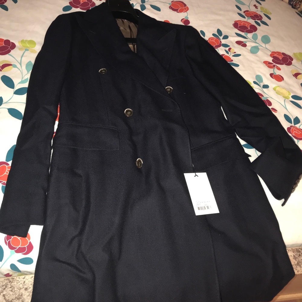 NWT SuitSupply Double Breasted Coat - Size 38R